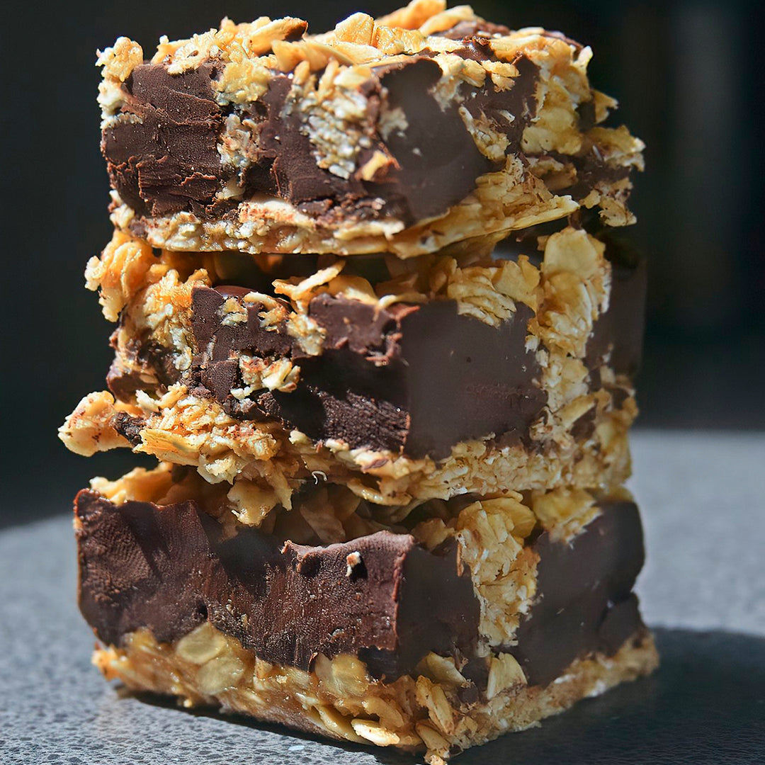 CHOCOLATE OAT RECOVERY BARS
&ndash; PR supplements